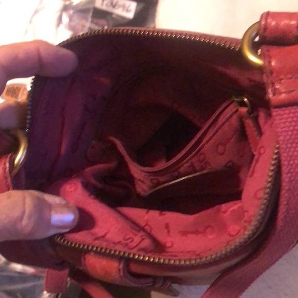 Fossil leather bag p2698 - Picture 7 of 8